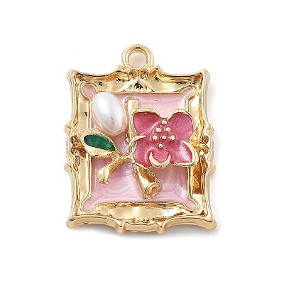 Alloy Enamel Pendants FIND-G089-02G-04-1