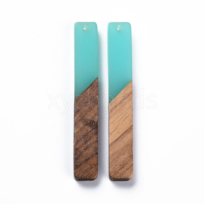 Resin & Walnut Wood Big Pendants RESI-S358-39L-1