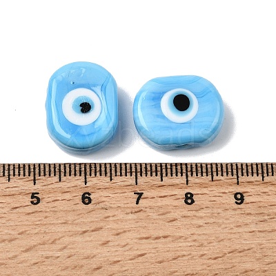 Handmade Evil Eye Lampwork Beads LAMP-G168-02-07-1