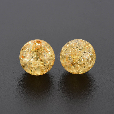 Transparent Crackle Acrylic Beads MACR-S373-66A-N13-1