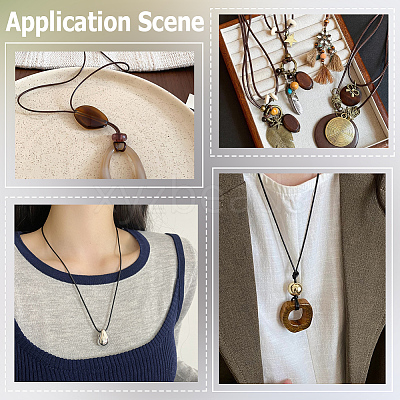 120Pcs 6 Colors Waxed Cotton Cord Necklace Making MAK-PA0001-02-1