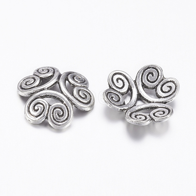 Tibetan Style Bead Caps X-EA483Y-1