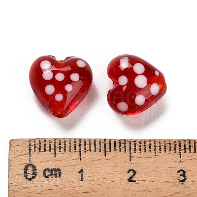 Handmade Lampwork Enamel Beads LAMP-B030-02A-01-1