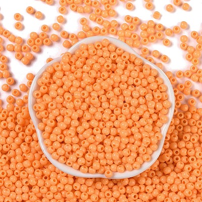 Opaque Acrylic Beads SACR-A007-01A-11-1