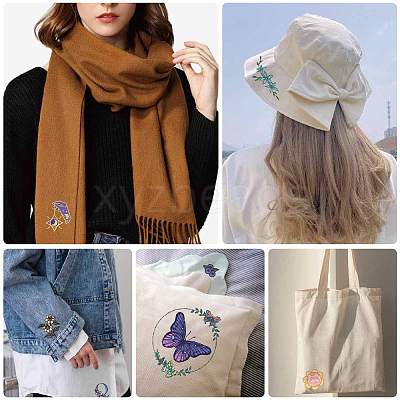 PVA Water-soluble Embroidery Aid Drawing Sketch DIY-WH0514-005-1