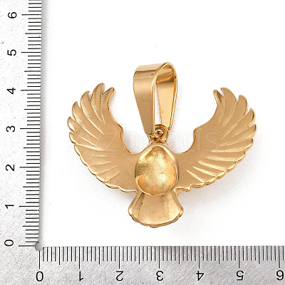 Hand Polished 304 Stainless Steel Pendants STAS-Z171-08G-1