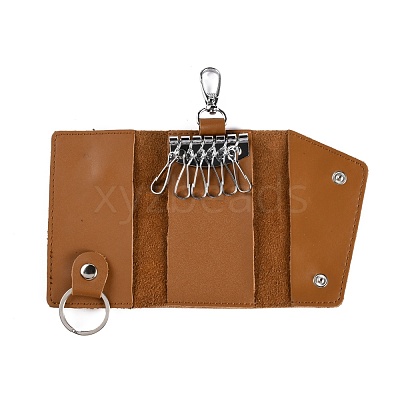 Leather Car Key Holder Bags AJEW-WH0250-38A-1