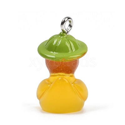 Opaque Resin Pendants FIND-I052-06P-1