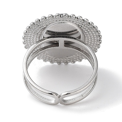 Ion Plating(IP) 304 Stainless Steel Ring RJEW-B059-03P-03-1