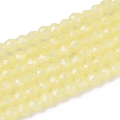 Imitation Jade Glass Beads Strands GLAA-T028-2mm-11H-1