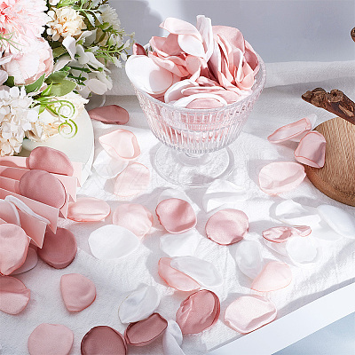 300Pcs Polyester Artificial Rose Flower Petals FIND-CN0002-43A-1