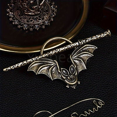Gothic Bat Hair Cuff Pin PW-WG611D2-02-1
