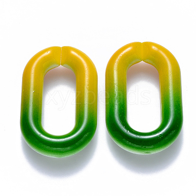 Two Tone Opaque Acrylic Linking Rings OACR-S036-006B-M05-1