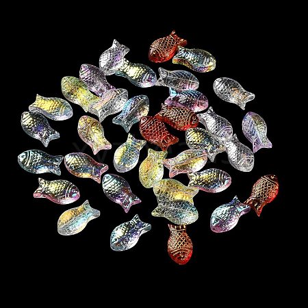 Electroplate Glass Beads GLAA-K073-01-1