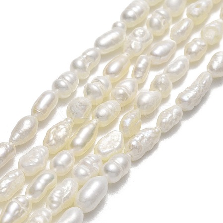 Natural Cultured Freshwater Pearl Beads Strands PEAR-J006-03F-01-1