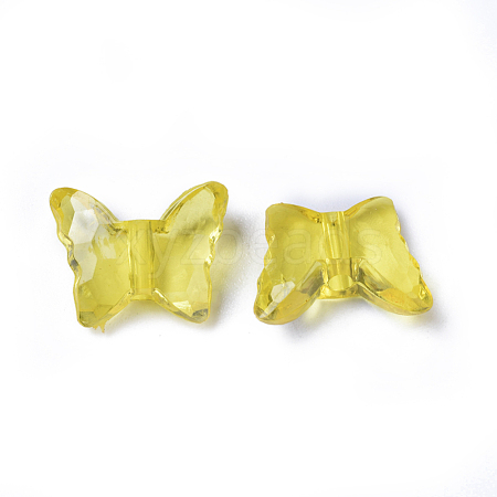 Transparent Acrylic Beads TACR-WH0002-03F-1
