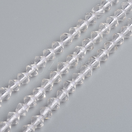 Natural Quartz Crystal Beads Strands G-E560-E09-4mm-1