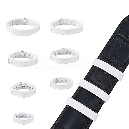 14Pcs 7 Styles Cowhide Leather Watch Strap Ring FIND-FH0017-42D-1