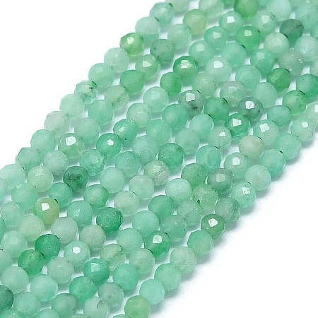 Natural Emerald Quartz Beads Strands G-G106-C08-01-1