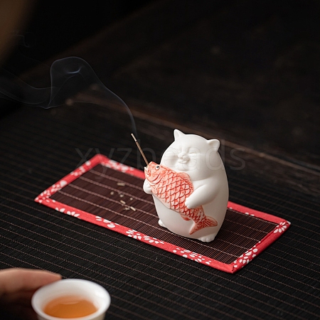 Cat & Fish Incense Burners PW-WG051BB-01-1