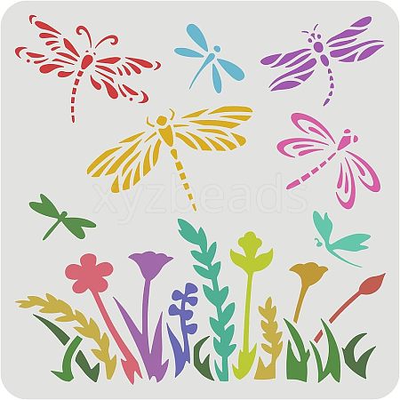 Large Plastic Reusable Drawing Painting Stencils Templates DIY-WH0172-811-1