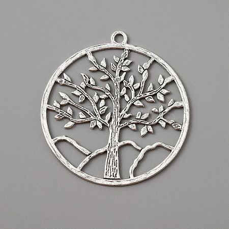 Tibetan Style Alloy Pendants FIND-WH0110-203-1