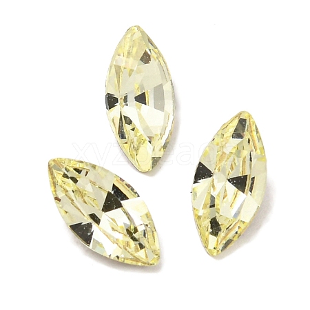 Glass Rhinestone Cabochons RGLA-L029-12A-213-1