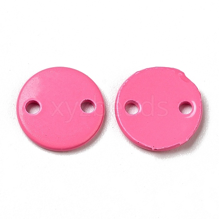 Spray Painted 201 Stainless Steel Connector Charms STAS-G304-23A-1