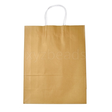 Pure Color Kraft Paper Bags AJEW-G020-D-06-1