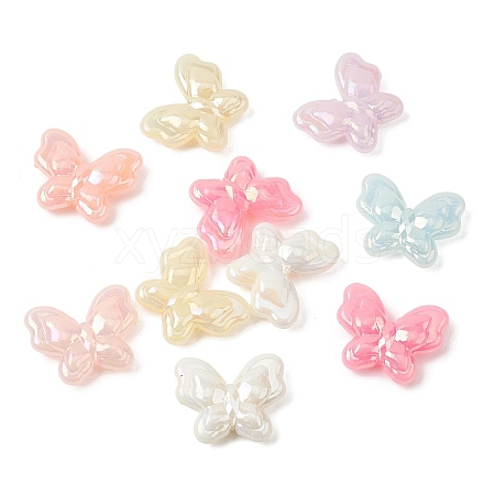 UV Plating Opaque Acrylic Beads OACR-G058-13C-1