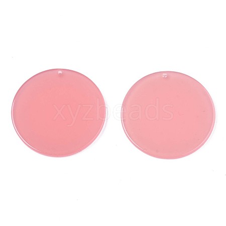 Translucent Cellulose Acetate(Resin) Pendants KY-T040-21D-1