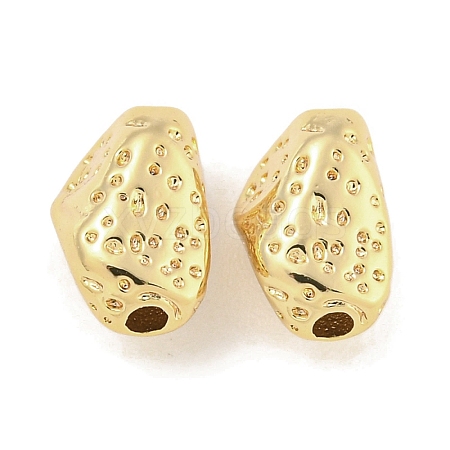 Textured Brass Beads KK-Q820-29G-1
