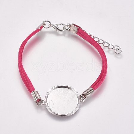 Suede Bracelet Making MAK-WH0007-01B-1
