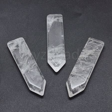 Natural Quartz Crystal Cabochons G-P384-E10-1