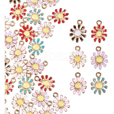 Alloy Enamel Pendants PALLOY-PH0005-67-1