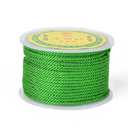 Polyester Milan Cord for DIY Jewelry Craft Making OCOR-F011-D12-1