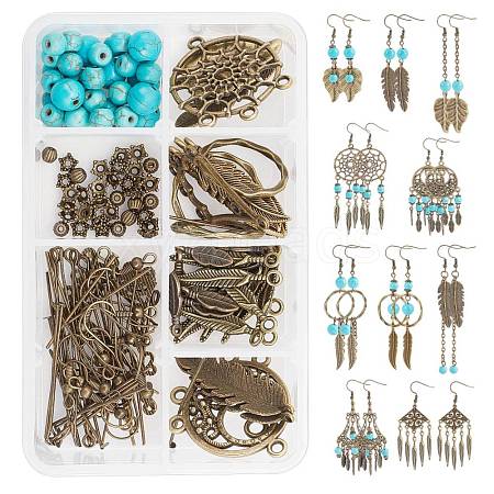 SUNNYCLUE Dangle Earrings DIY Making Kits DIY-SC0017-87-1