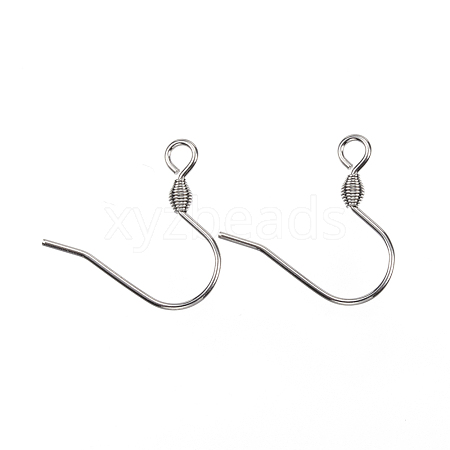 304 Stainless Steel Earring Hooks X-STAS-D448-038P-1