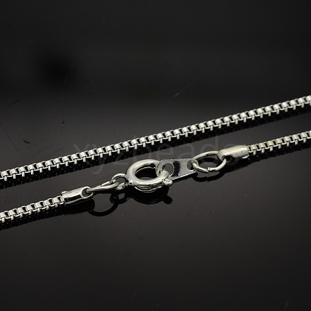 Brass Venetian Chain Necklaces MAK-J009-14S-1