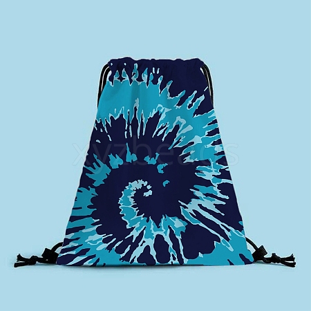 Printed Velvet Drawstring Backpacks PW-WG19A99-04-1