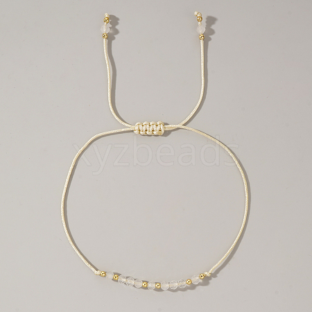 Natural stone and copper bead handmade bracelet VA8051-6-1