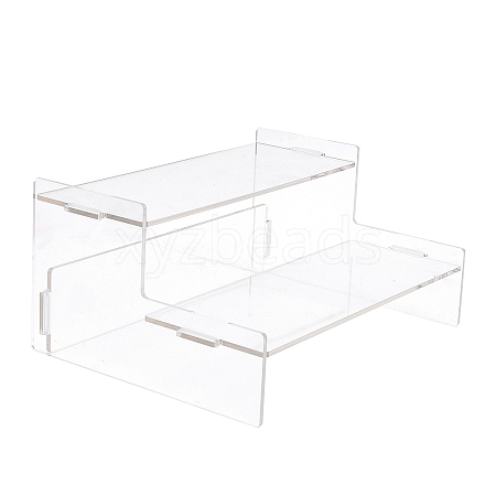 2-Tier Acrylic Action Figure Display Risers ODIS-WH0034-16B-1