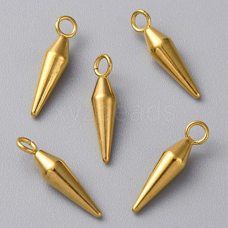 304 Stainless Steel Pendants STAS-TAC0015-04C-G-1