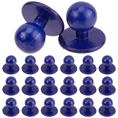 Gorgecraft 100Pcs Plastic Buttons BUTT-GF0001-42B-1