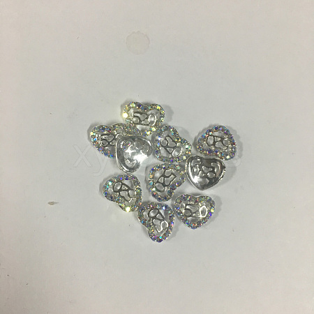 Alloy Rhinestone Cabochons MRMJ-T078-89S-03-RS-1