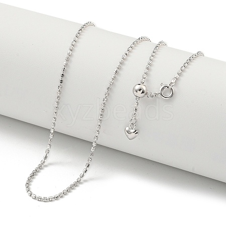 925 Sterling Silver Necklaces NJEW-C052-10P-1