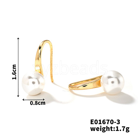 Summer Chic Imitation Pearl Ear Studs Fashion European American Style Earrings CK5896-3-1