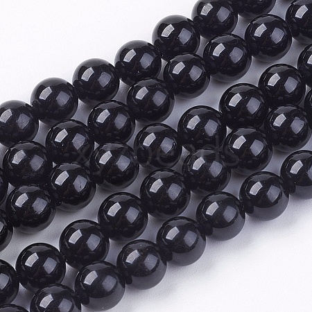 Natural Tourmaline Bead Strands LS-G-H1603-6mm-1
