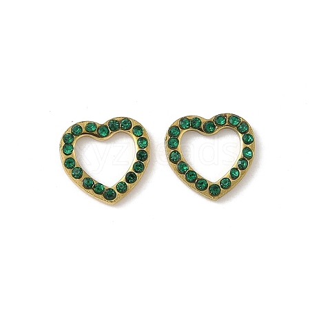 304 Stainless Steel Rhinestone Cabochons STAS-A057-04G-D01-1