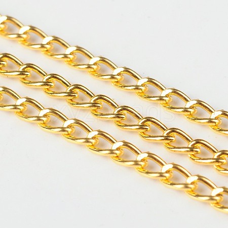 Iron Twisted Chains Curb Chains X-CHS003Y-G-1